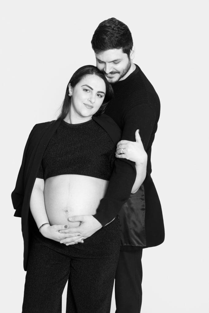 Maternity portrait showing anticipation, pride, and emotional warmth