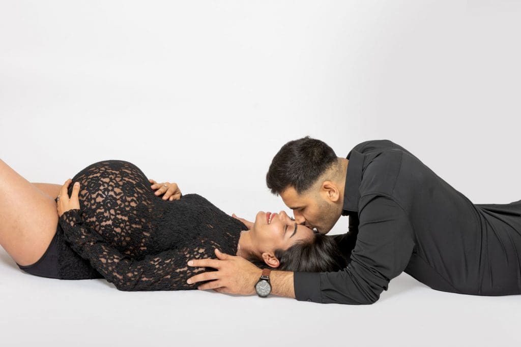 Pregnancy photography focused on confidence rather than posing
